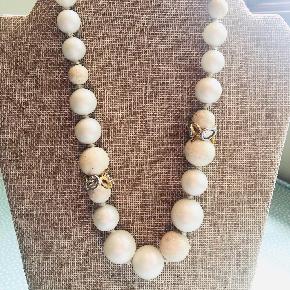 RARE Alexis Bittar pearl necklace